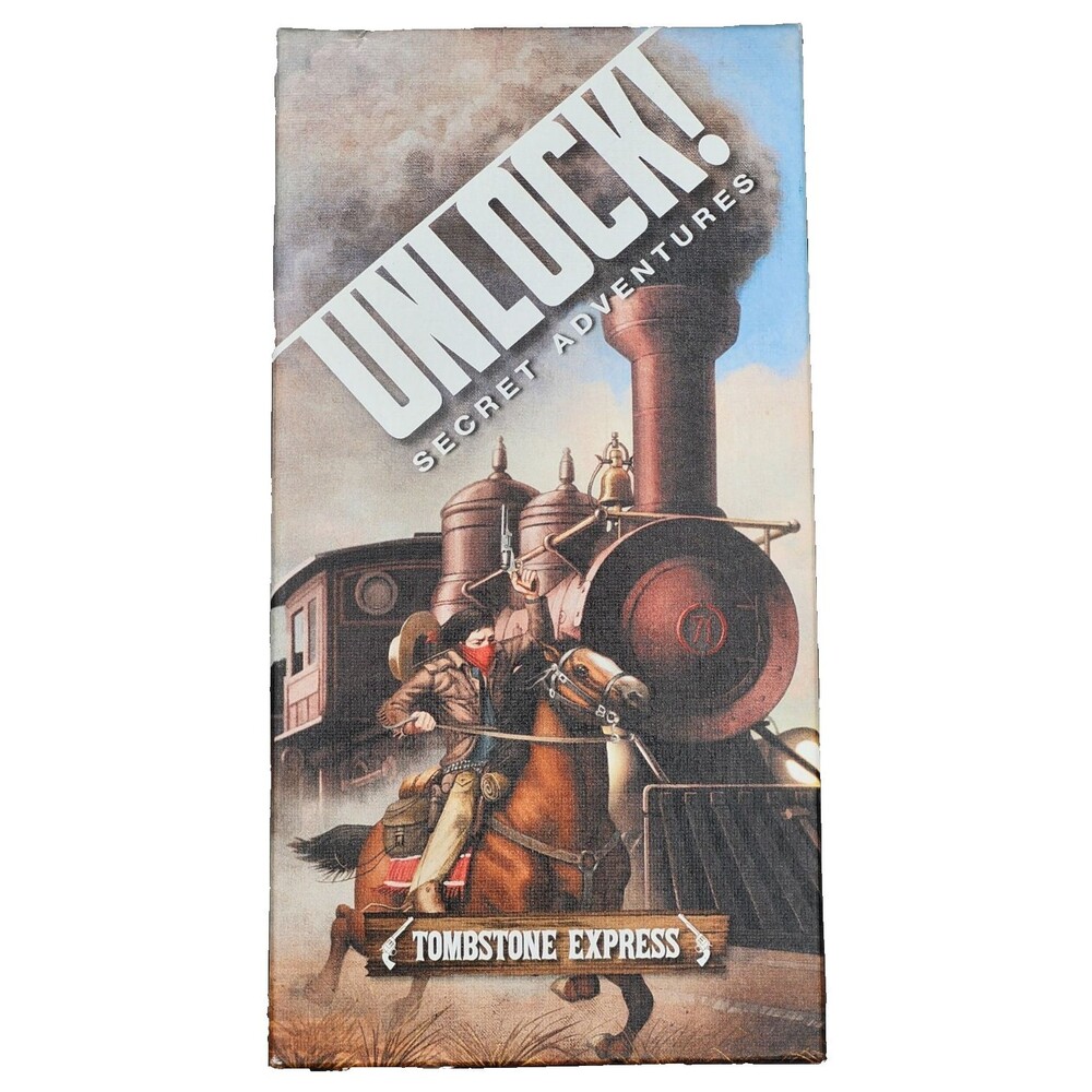 Unlock Secret Adventures Card Board Game Tombstone Express New in Open Box